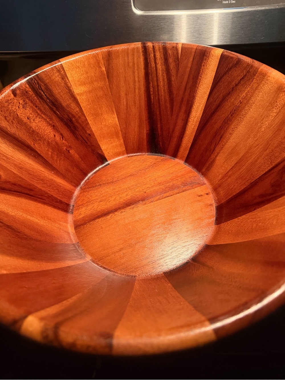 Wooden Serving Bowl - Natural Brown by Bobby Flay